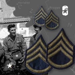 Originální rukávové hodnostní označení STAFF SERGEANT